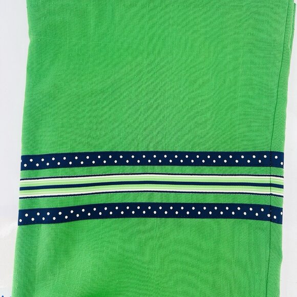 VTG The Red Mill Green Womens Sz 4-6 High Waist Pleated Retro Mod Striped AA40 - Picture 11 of 11